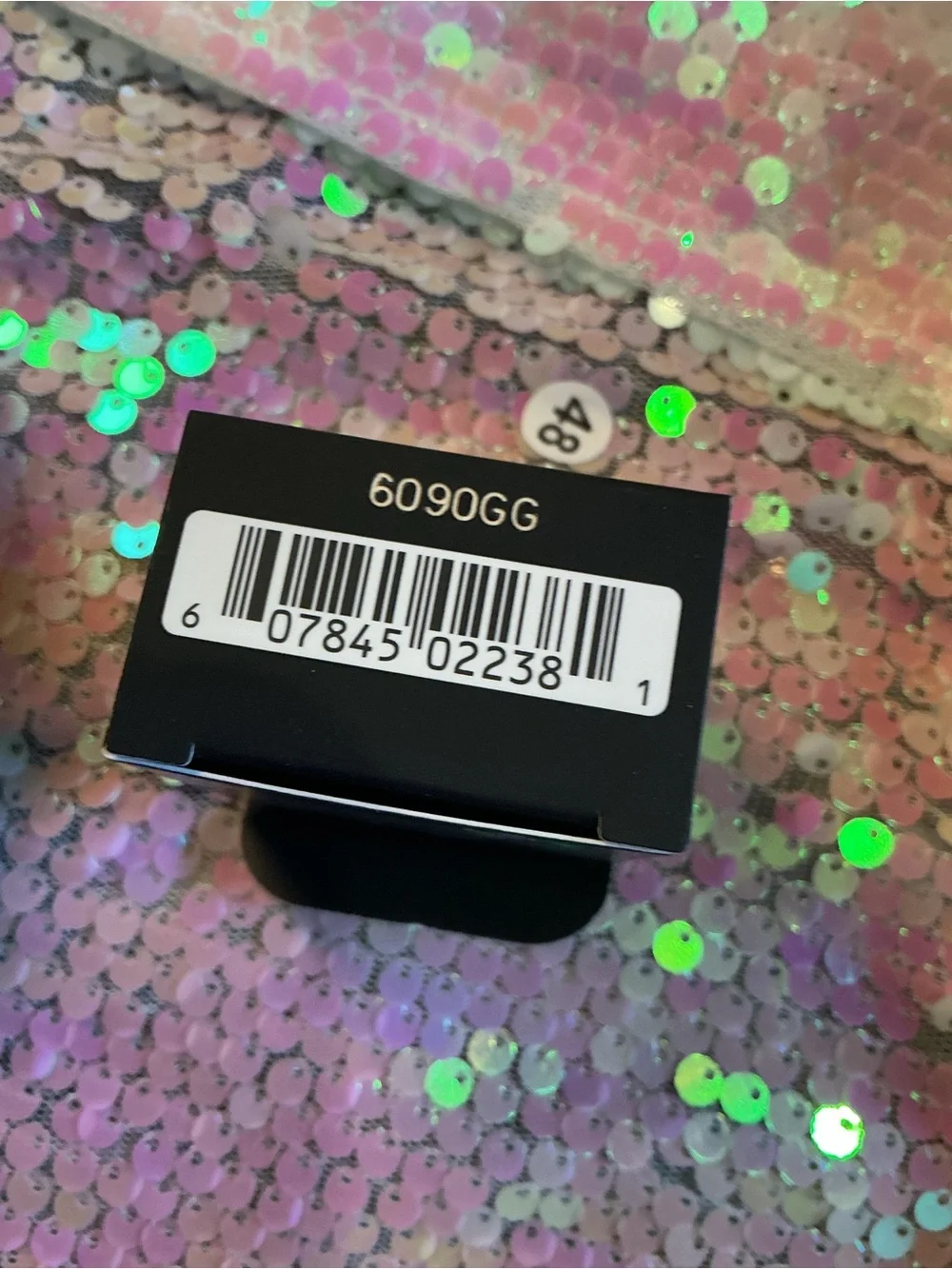 NARS Concealer Box in Black with White Barcode Label